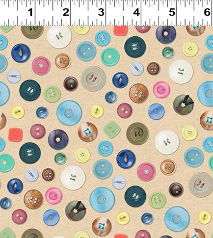 Buttons - Khaki