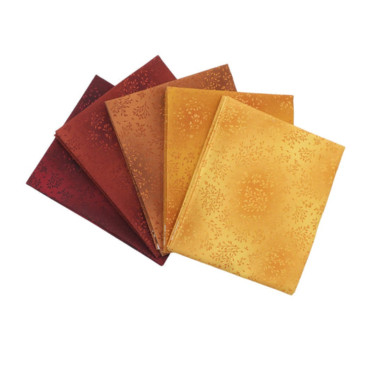 Brown To Orange - Fat Quarters