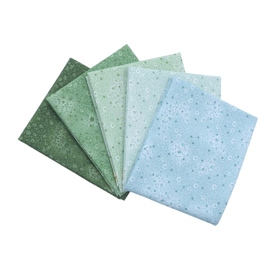 Blue To Green - Fat Quarters