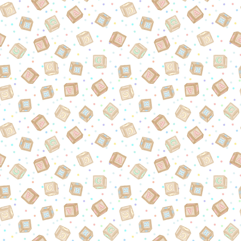 Letter Blocks - White