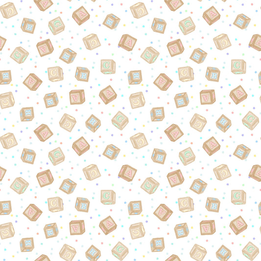 Letter Blocks - White