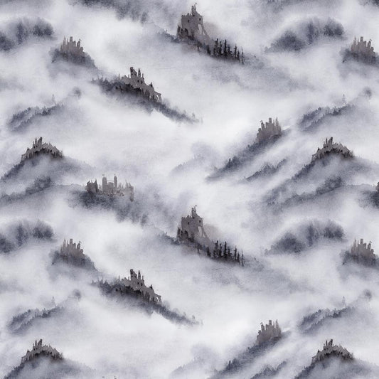 Misty Castle Landscape