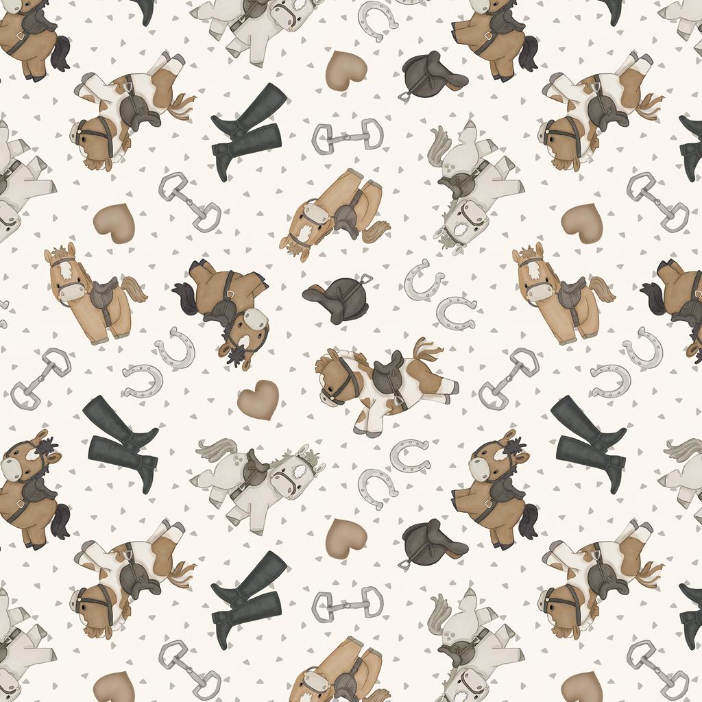 Tossed Ponies - Cream