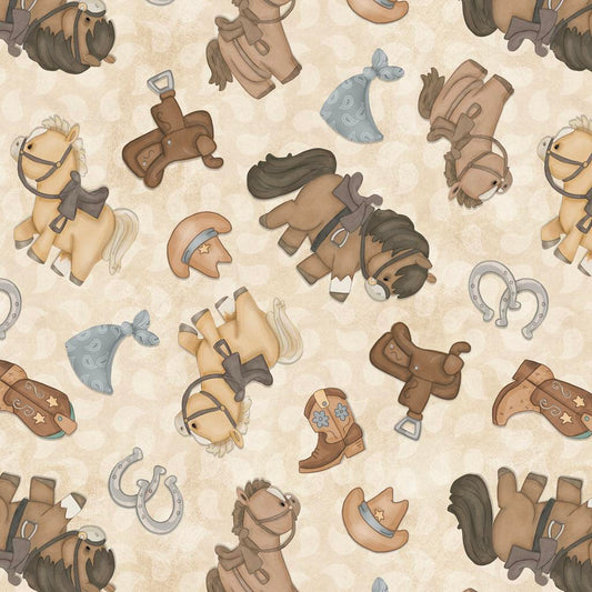 Ponies and Accessories - Beige