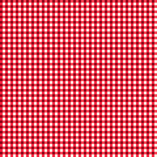 Redwork Rhymes-Gingham