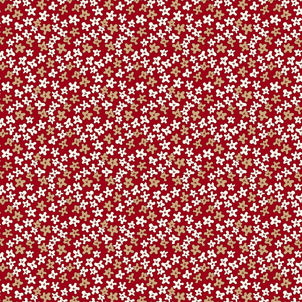 Redwork Rhymes- Small Flowers