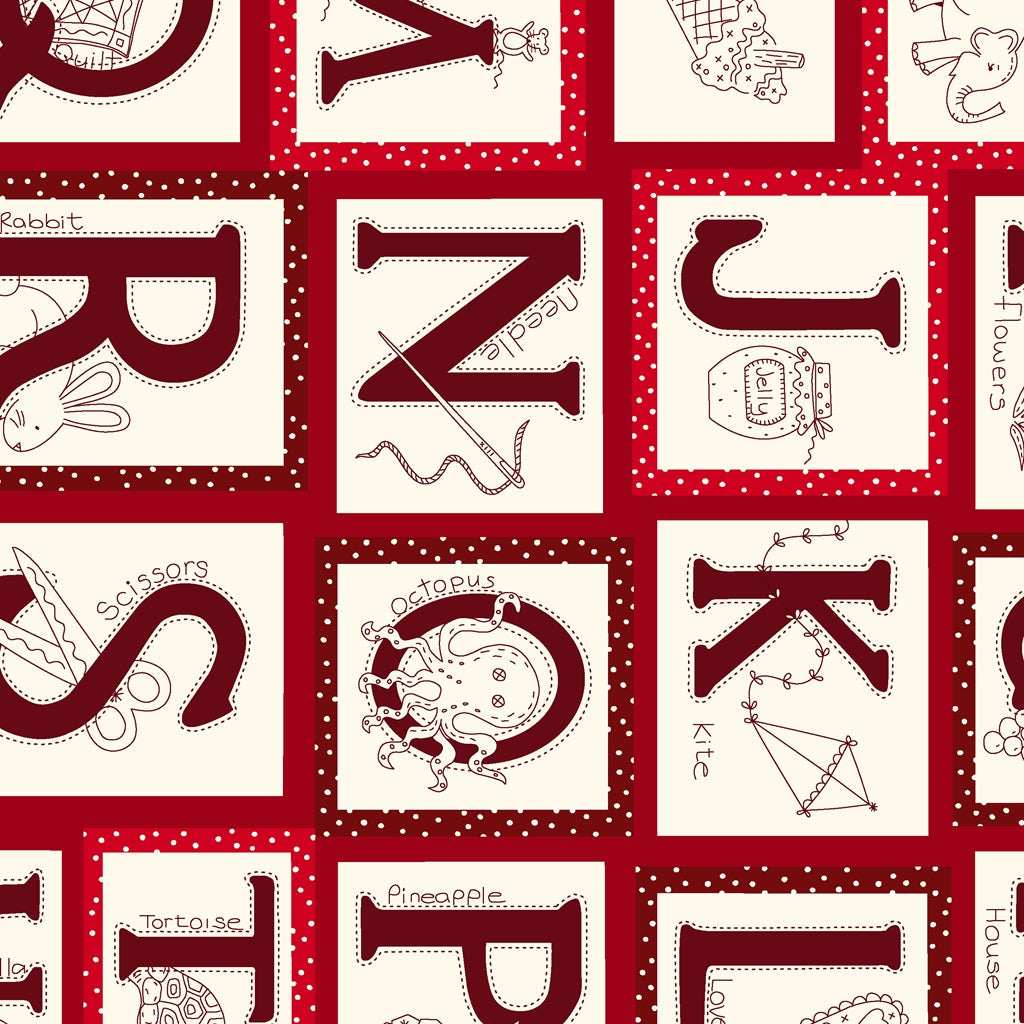 Redwork Rhymes- Small Aphabet Dots