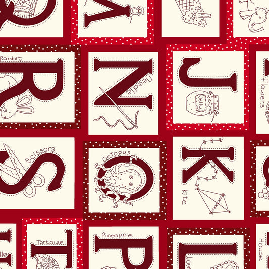 Redwork Rhymes- Small Aphabet Dots
