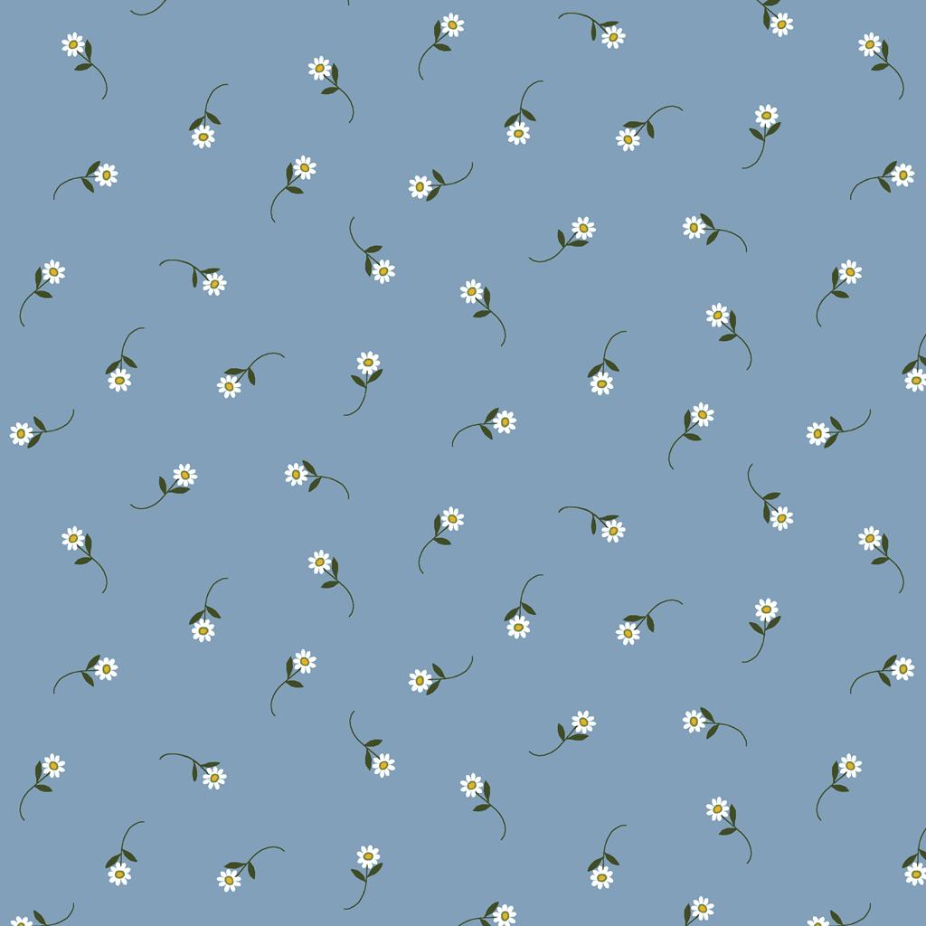 Tossed Daisy - Blue