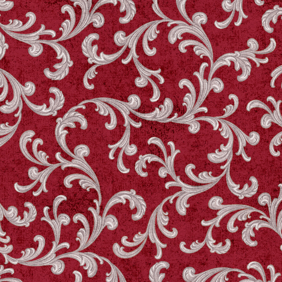 Tapestry Red Silver