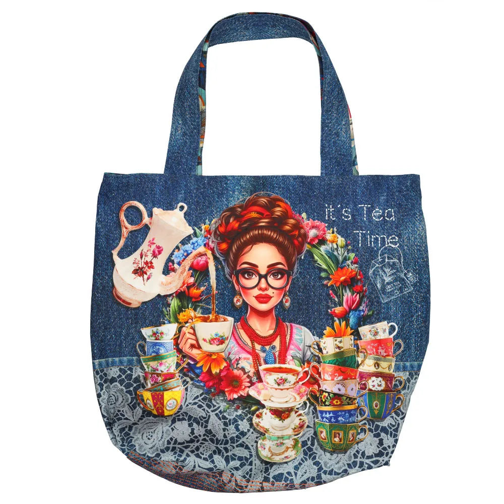 Denim Chic Shopper