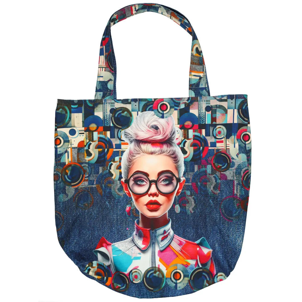 Denim Chic Shopper