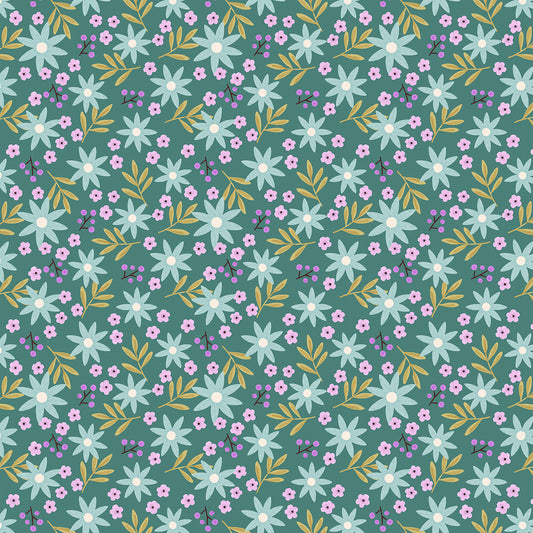 Meadow Bloom - Teal