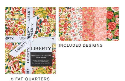 Fat Quarters Set of 5- B