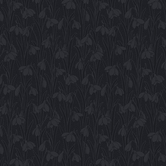 Snowdrop Spot Slate Black 879A