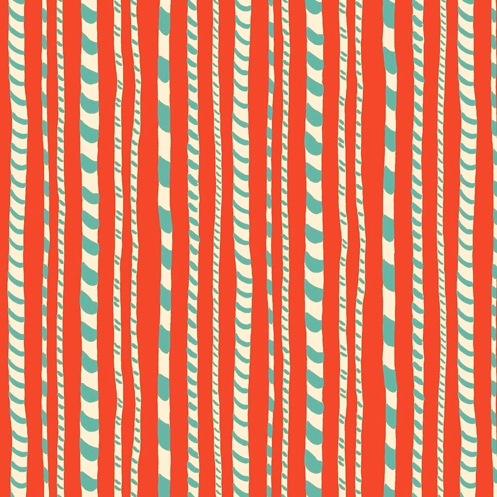 Festive Fair Candy Cane Stripe 347A
