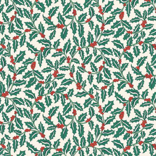 Festive Greetings Swirling Holly 432A