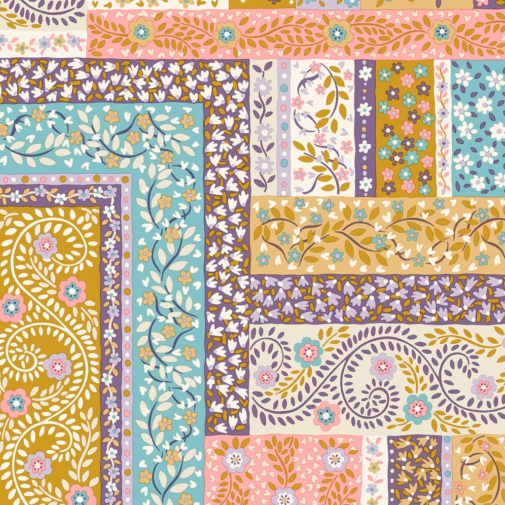 Tudor Celebration Patchwork Scarves 442C