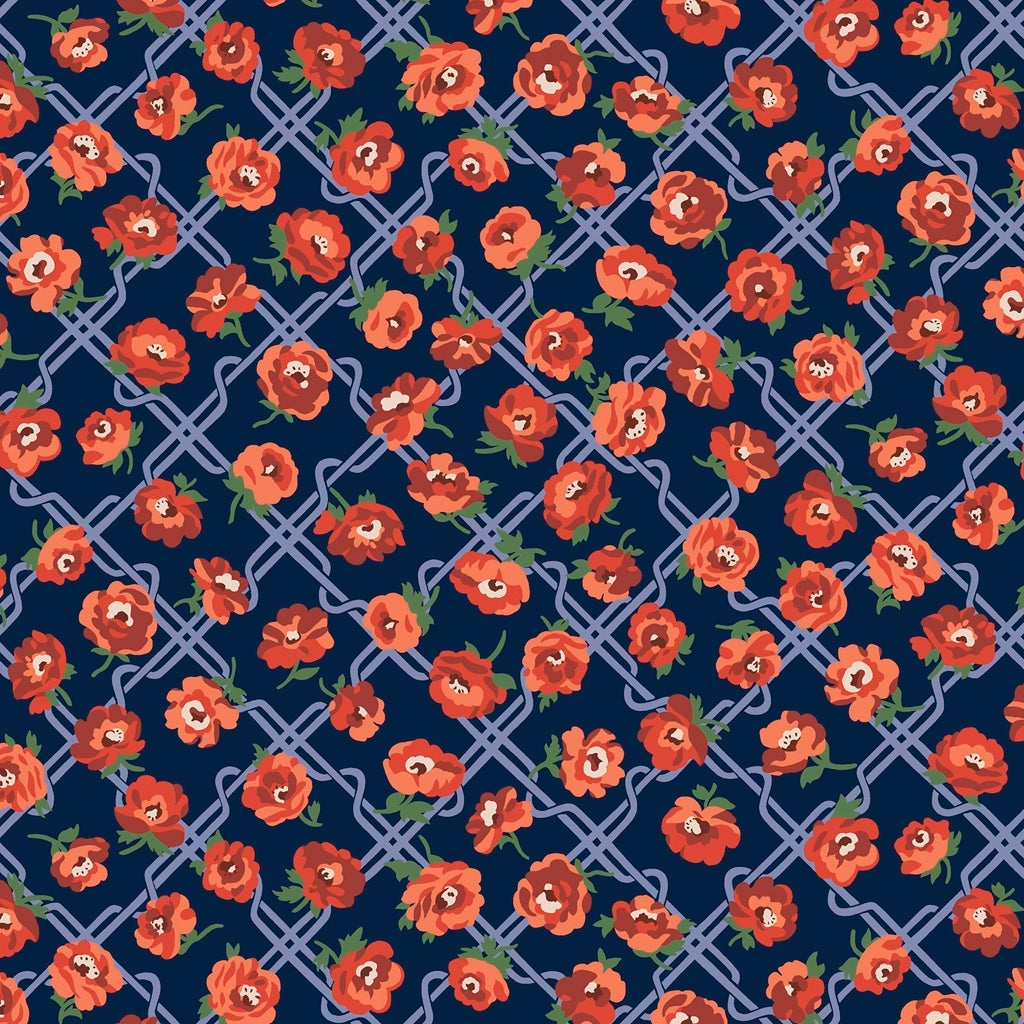 Floral Nostalgia Rosemary Blooms 448A