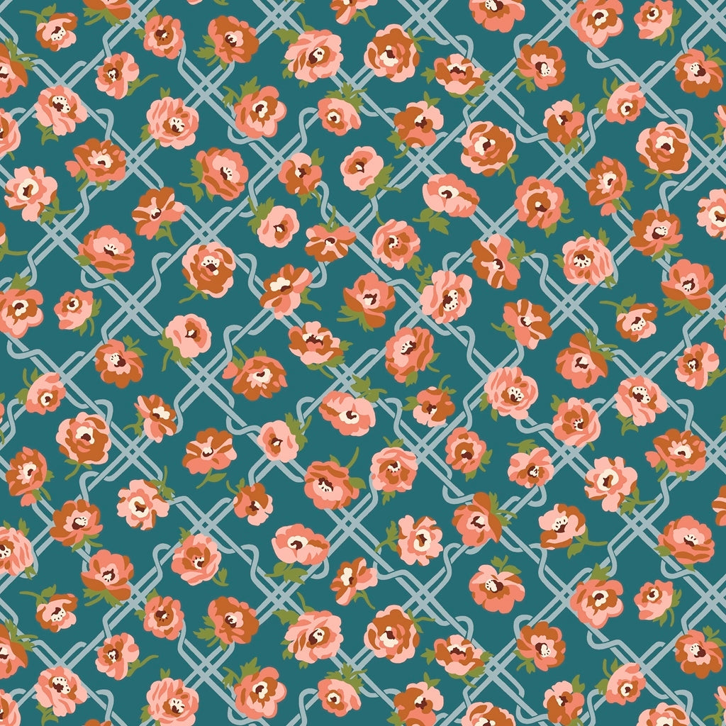 Floral Nostalgia Rosemary Blooms 448B