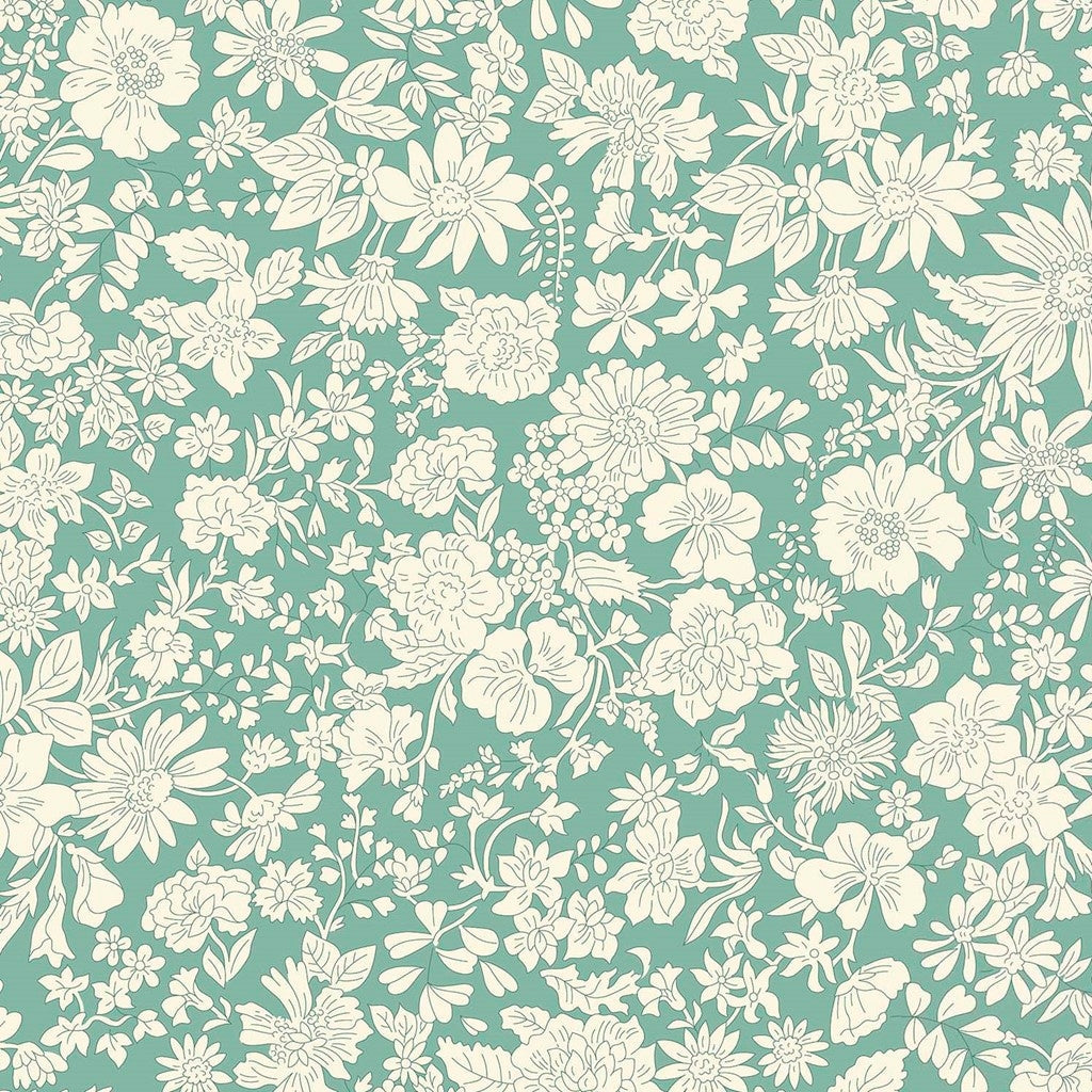 Emily Blossom Wide-Width Olive Leaf 412A