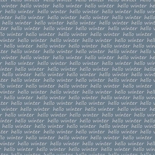 Hello Winter