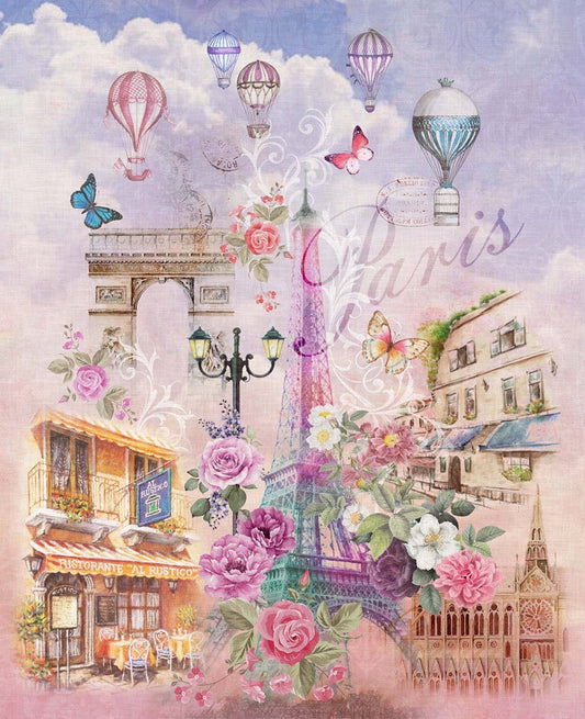 Vintage Paris Panel