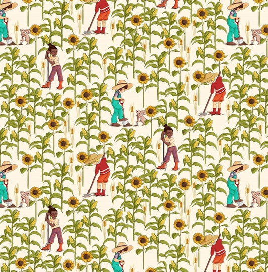 Sunflower and Farmers