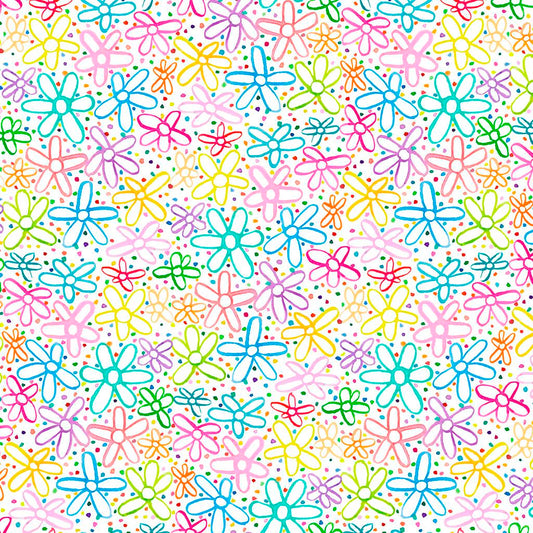 Doodle Flower Allover