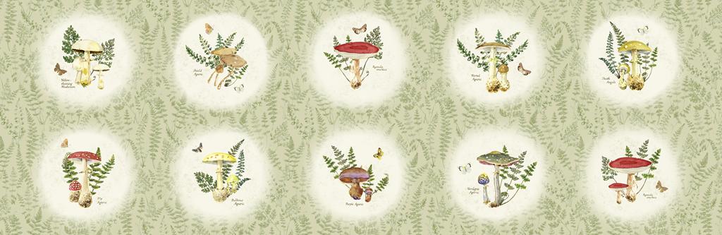 Running Yardage Mushroom Vignettes
