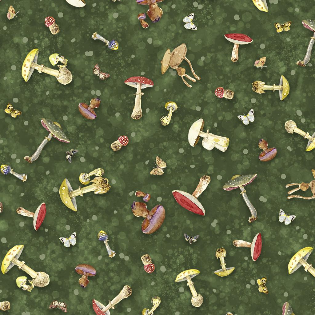 Tiny Tossed Shrooms