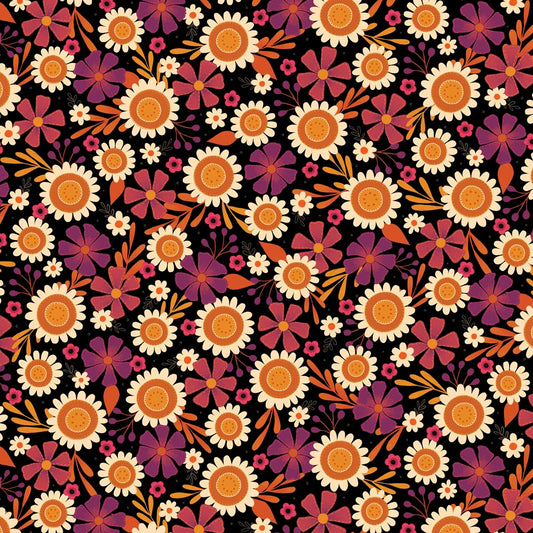 Stitched Flower Allover