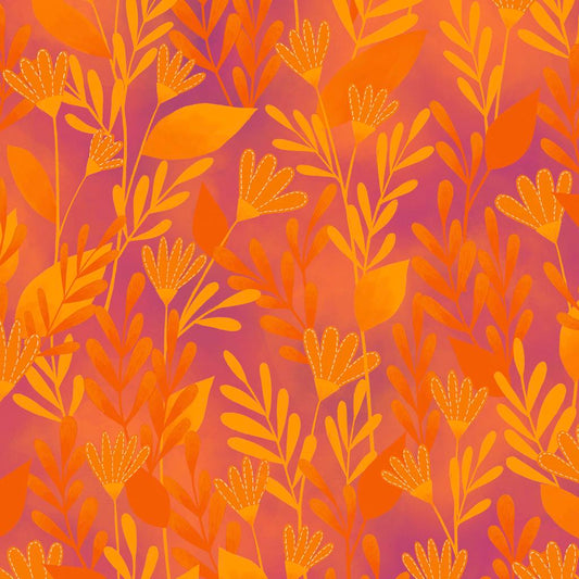 Glowing Tonal Flowers