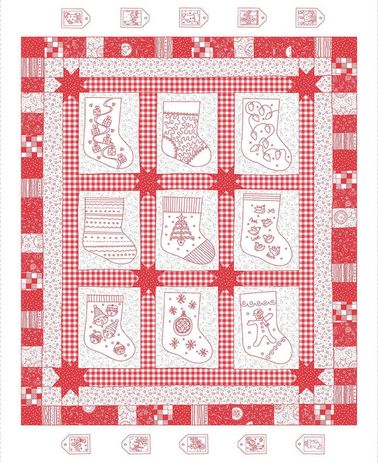 Redwork Christmas by Mandy Shaw