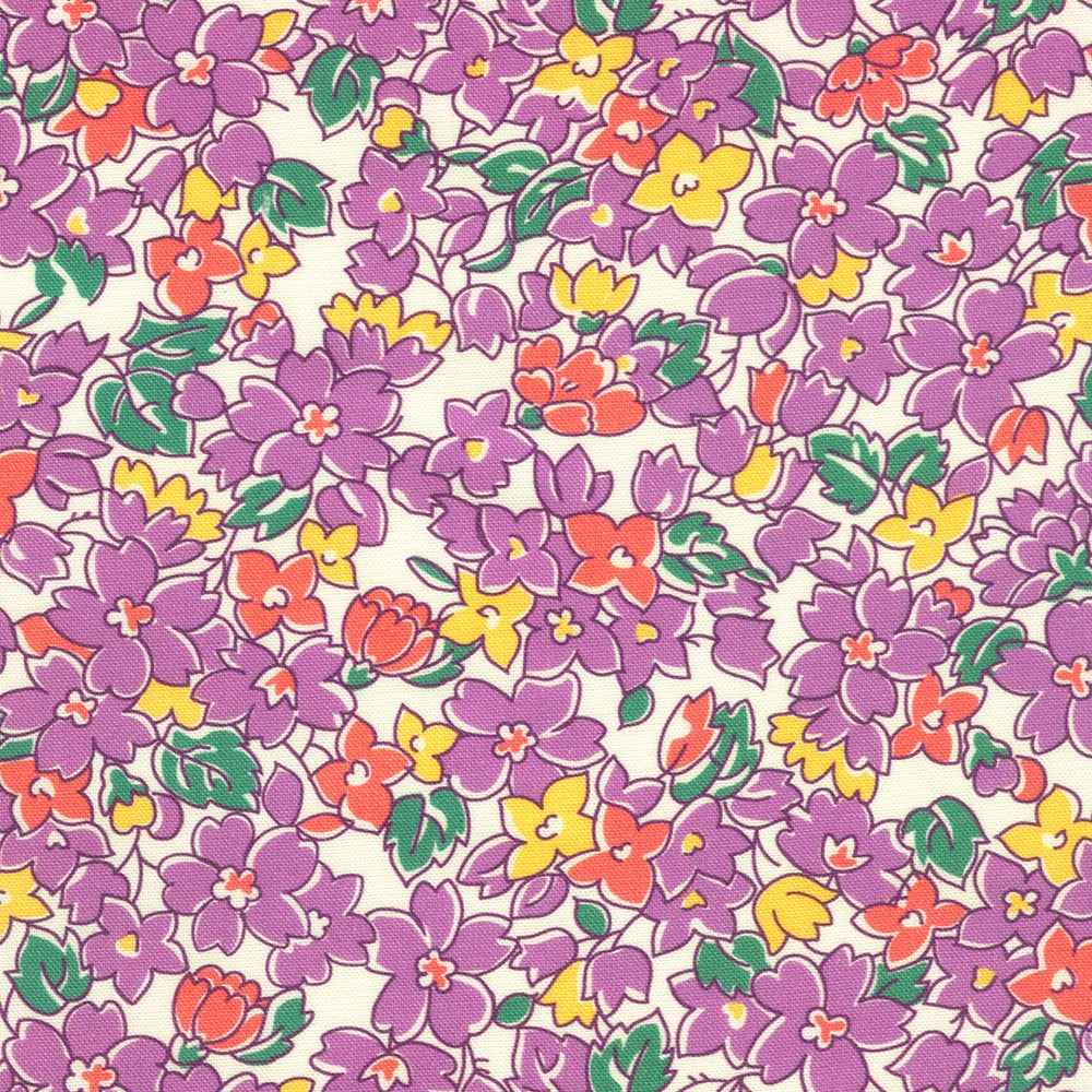 Packed Flowers - Lavender