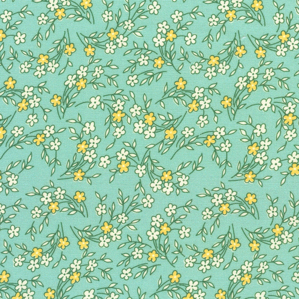 Wispy Floral Sprigs - Aloe