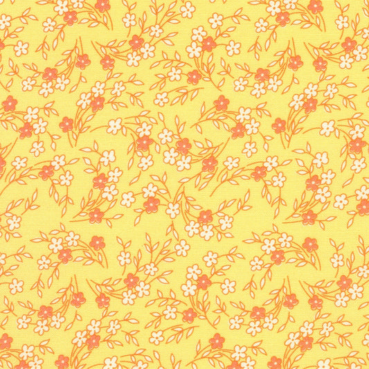 Wispy Floral Sprigs - Yellow