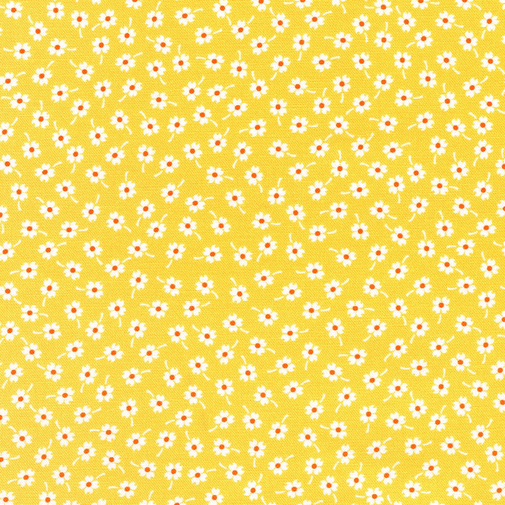 Tossed Little Flower - Yellow