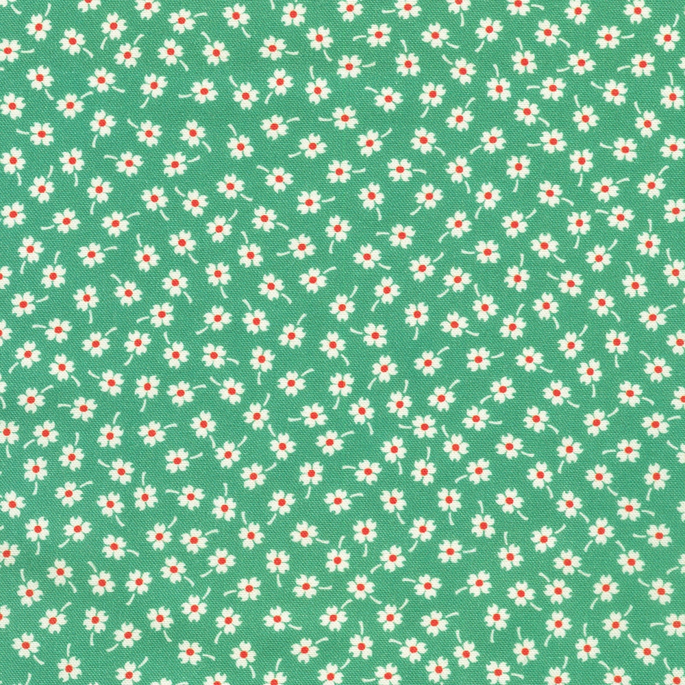 Tossed Little Flower - Green