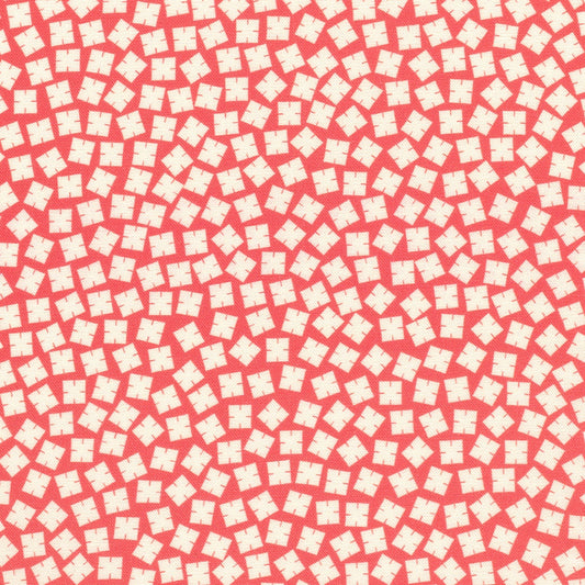 Tossed Little Squares - Pink