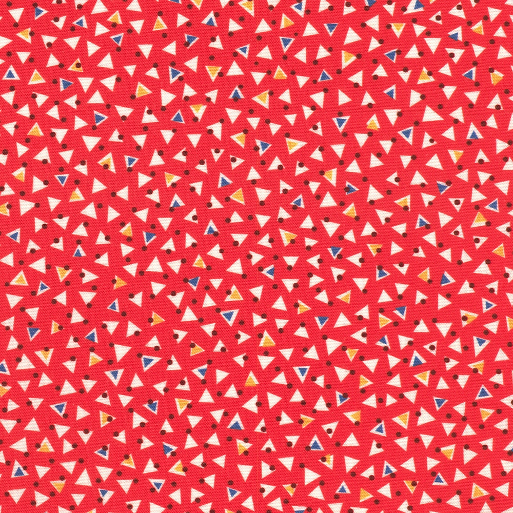 Little Triangles Dots - Red
