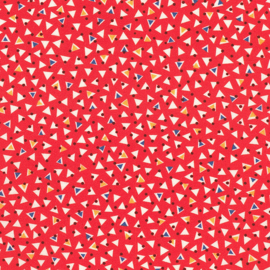 Little Triangles Dots - Red