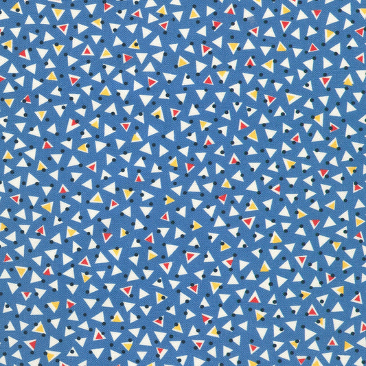 Little Triangles Dots - Blue