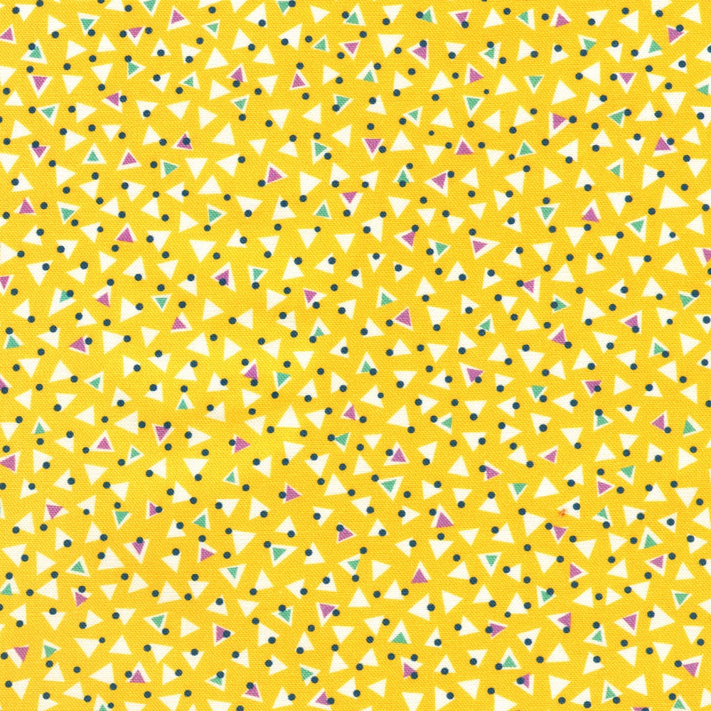 Little Triangles Dots - Yellow