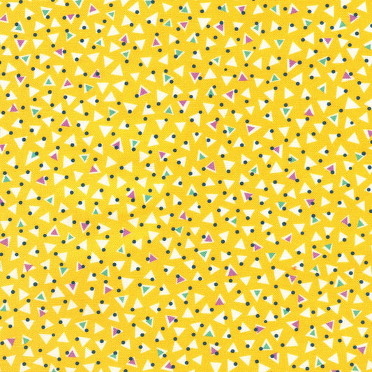 Little Triangles Dots - Yellow