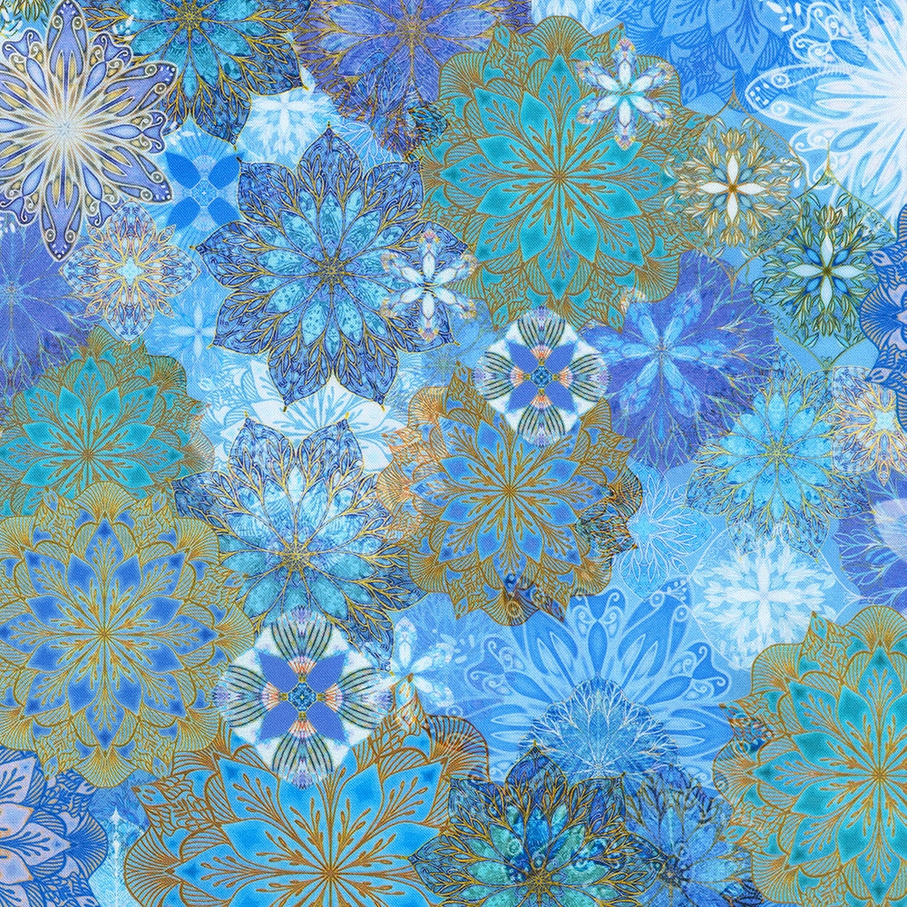 Packed Multi Medallions - Sky