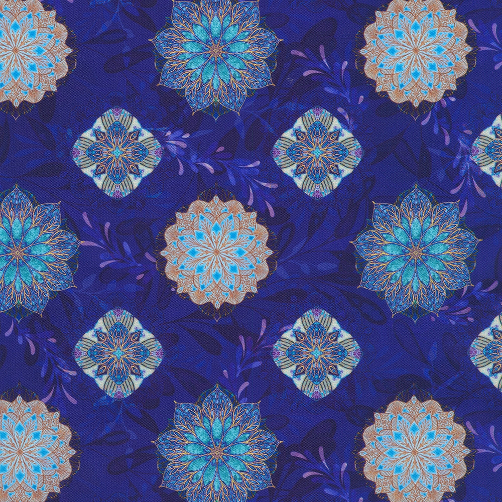 Large Engineered Medallions - Sapphire