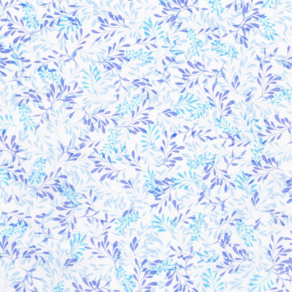 Tonal Leaves - White