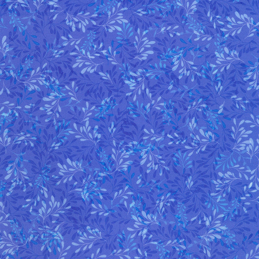 Tonal Leaves - Cornflower