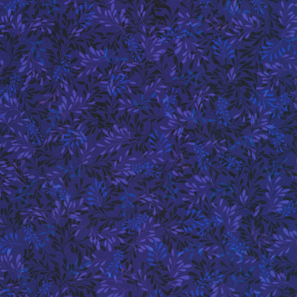 Tonal Leaves - Sapphire